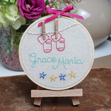 Load image into Gallery viewer, Baby Socks on the Line - Personalized Embroidery - Cottage and Thistle