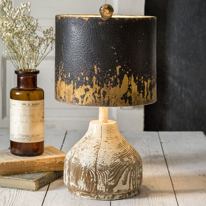 Distressed Captain's Lamp - Cottage and Thistle