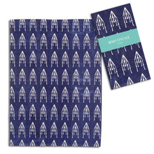 Load image into Gallery viewer, Temple Blue Tea Towels - Cottage and Thistle