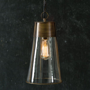 Bradley Cone Pendant Lamp - Cottage and Thistle