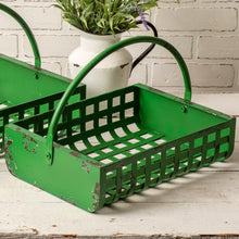 Load image into Gallery viewer, New Arrival! Metal Lattice Basket Set (Set/2) - Cottage and Thistle