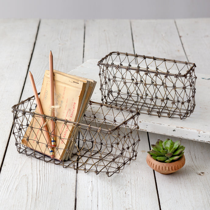 Ticker Baskets - Cottage and Thistle