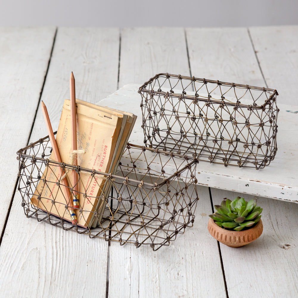 Ticker Baskets - Cottage and Thistle