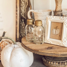 Load image into Gallery viewer, Mini Mason Salt and Pepper Shakers | INSPO INCLUDED! - Cottage and Thistle